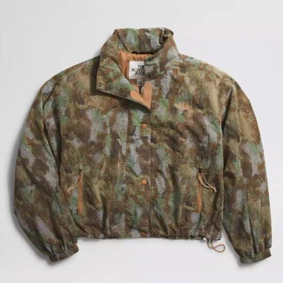The North Face Women's M66 Hooded Utility Wind Jacket Almond Butter Evol XXL NWT - Picture 1 of 9